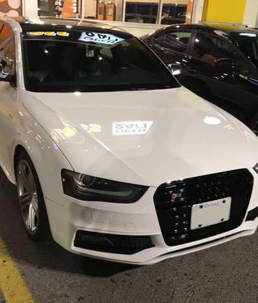 Blacked out the S4 grill and emblem 