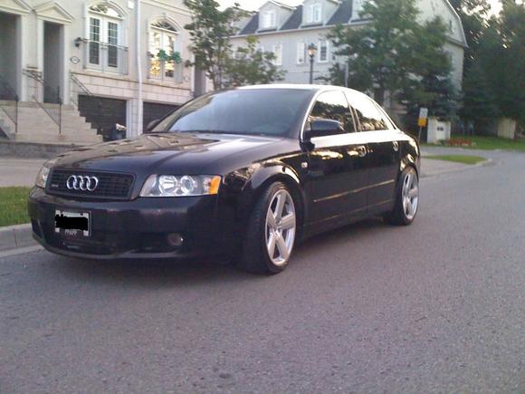 2003 3.0, 6 Speed, Sport Package, Euro Front, RS6 Wheels, Eibach suspension.