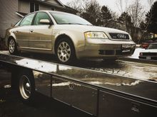 Not a great day here tensioner pully went bad and had to have it towed