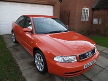 My first Audi bought while living in England