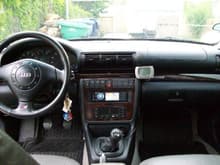 The interior as purchased. I have since installed a short shifter and removed the iPod interface