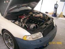 big turbo setup with big injectors.