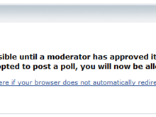 Here is the message I get when trying to post a new thread to the A4 B5 forum