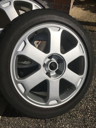 Four OEM factory 2001-2003 Audi S8 18” wheels in like new condition.  