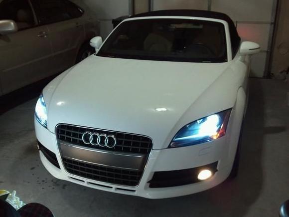 with 6000k hid
