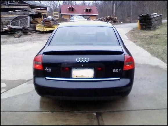 Audi Rear - Before Debadge