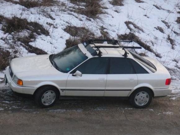 pearl white 1993 Audi 90CS.. My first Audi.  I'm hooked!