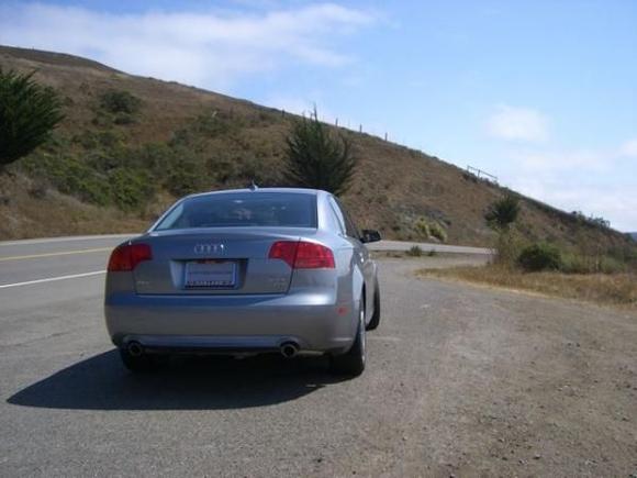 back far