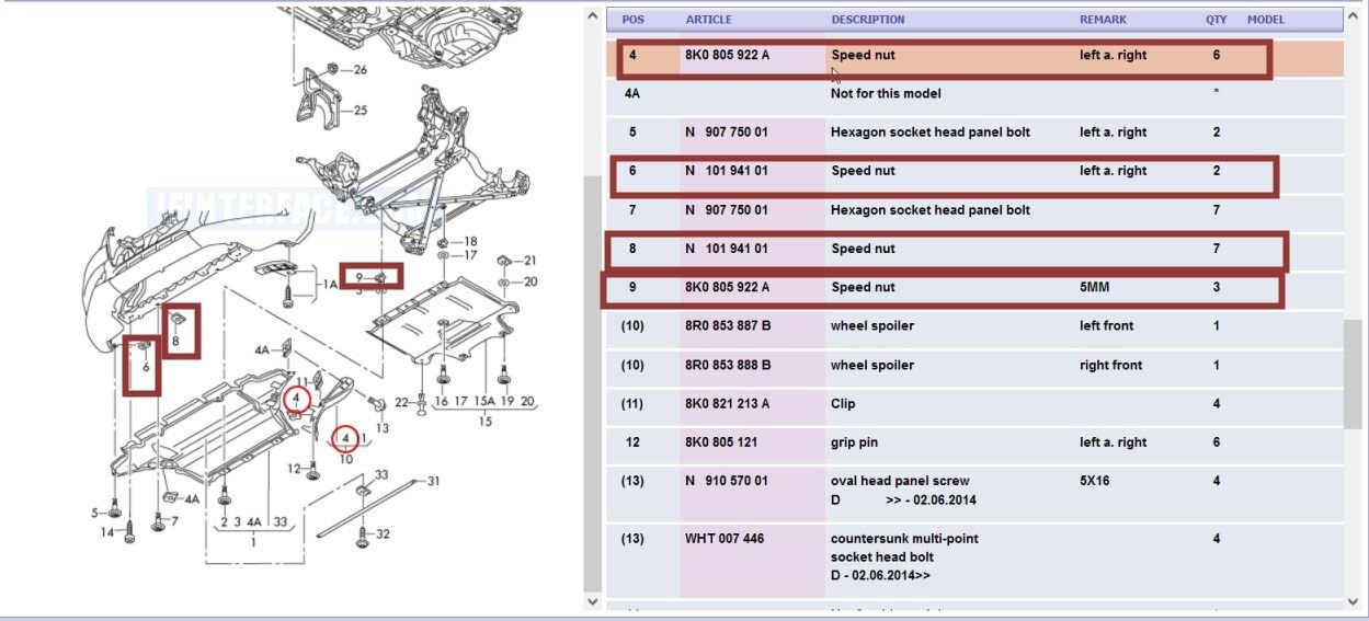 Part name or part number needed. AudiWorld Forums