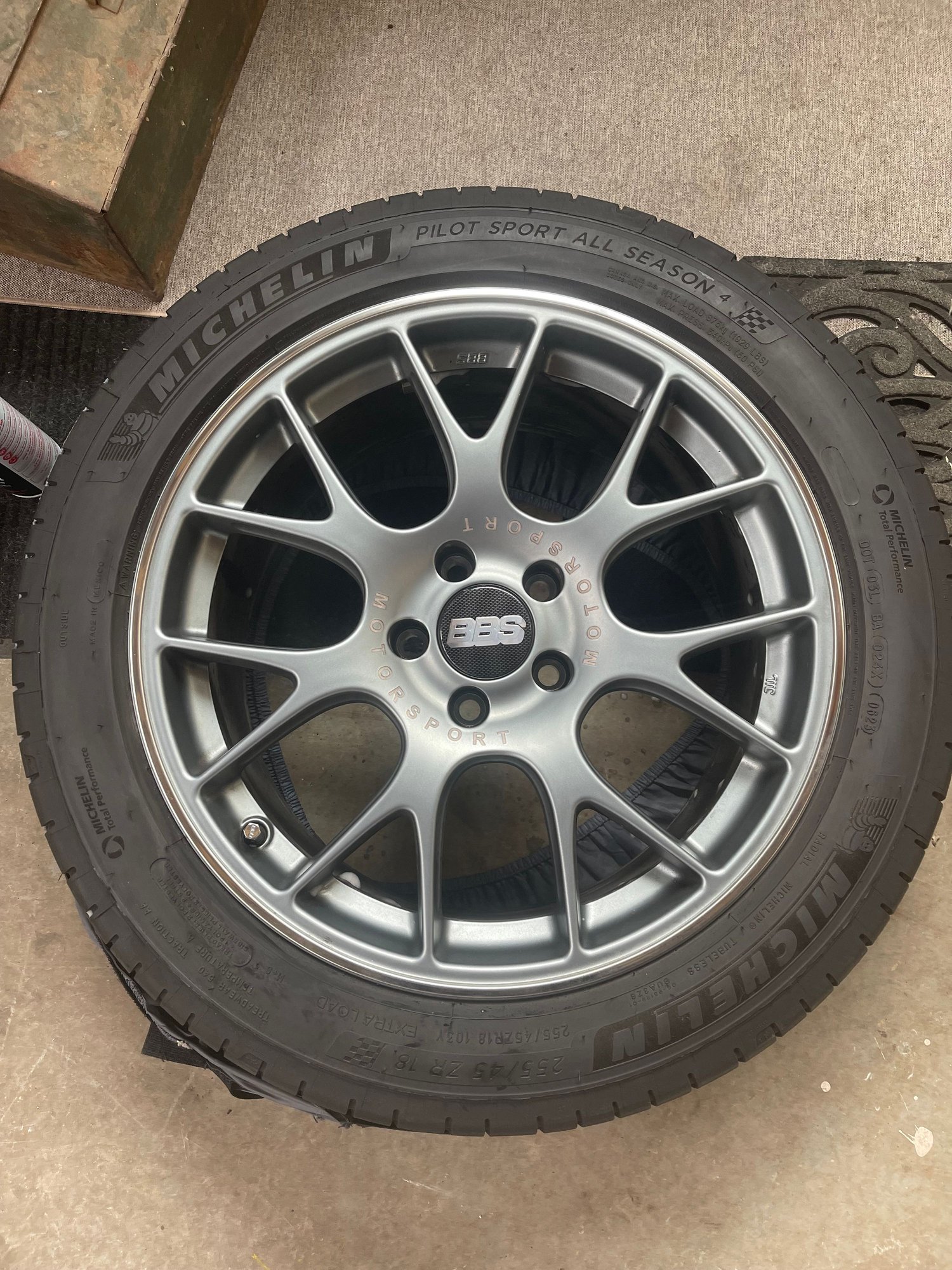 Wheels and Tires/Axles - 18x8.5 BBS CH-R w/Michelin Pilot Sport A/S 4’s - Used - Portland, OR 97035, United States