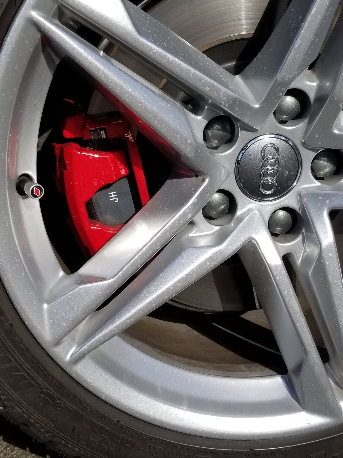 Damaged brake caliper AudiWorld Forums