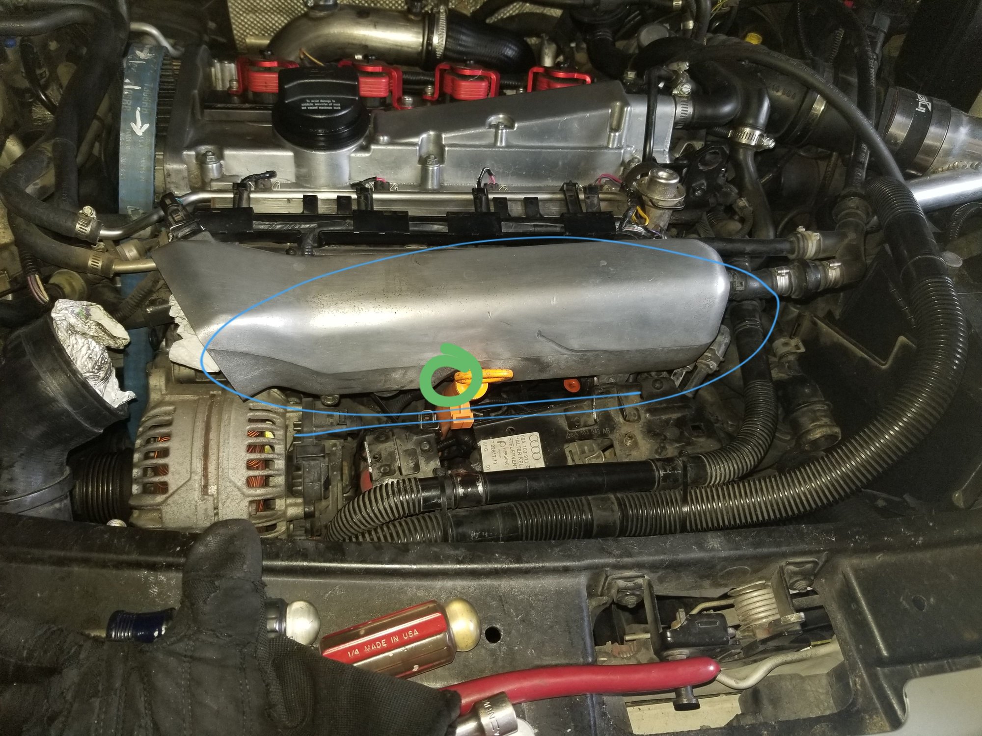 What is this hose underneath my intake manifold? AudiWorld Forums