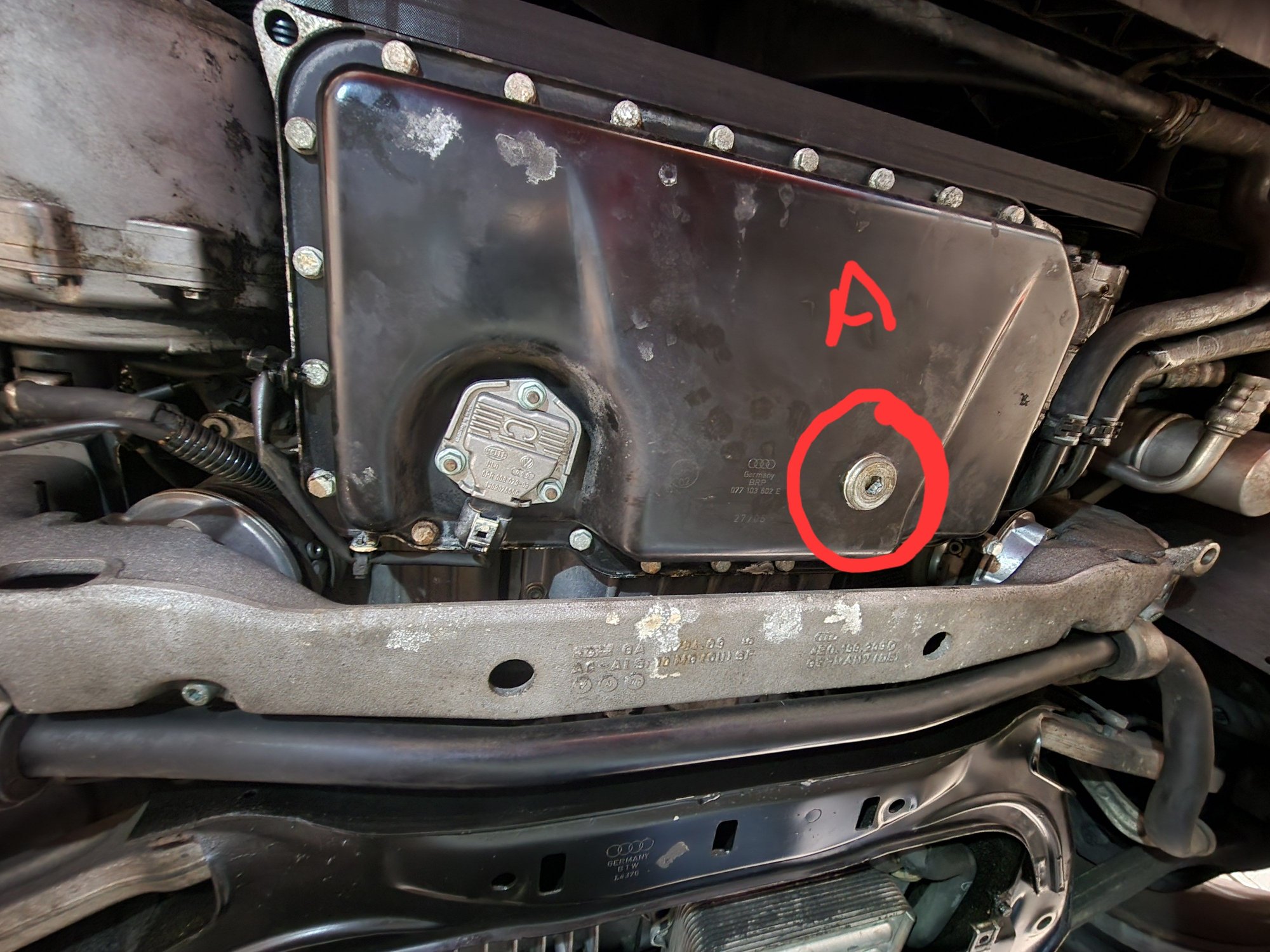 Front differential fluid change D3 A8 - AudiWorld Forums