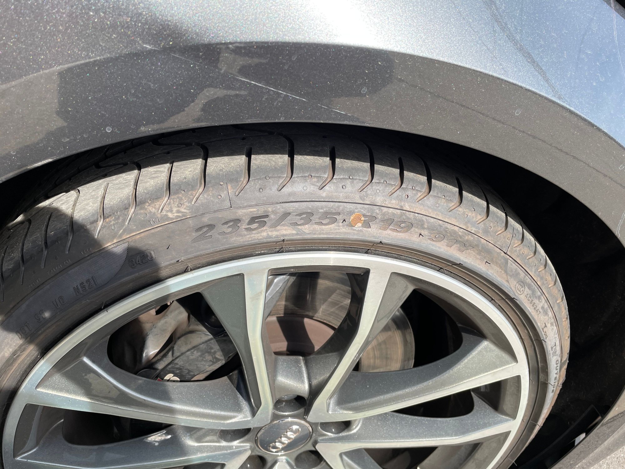 Mistake getting tire service wrong size tire AudiWorld Forums