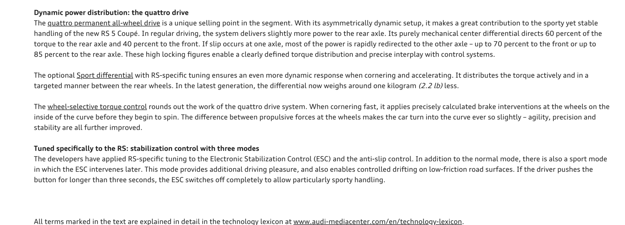 How often do you drive with ESC on sport mode? Page 3 AudiWorld Forums