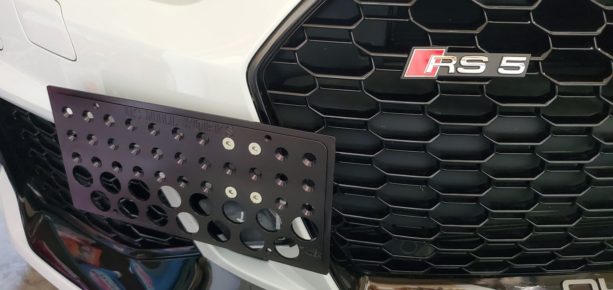 RS5 Front License Plate Bracket - AudiWorld Forums