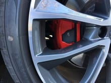 Rear caliper on B9 S4 without S-logo