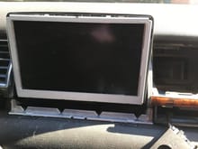 This is original MMI screen UP with the metal frame