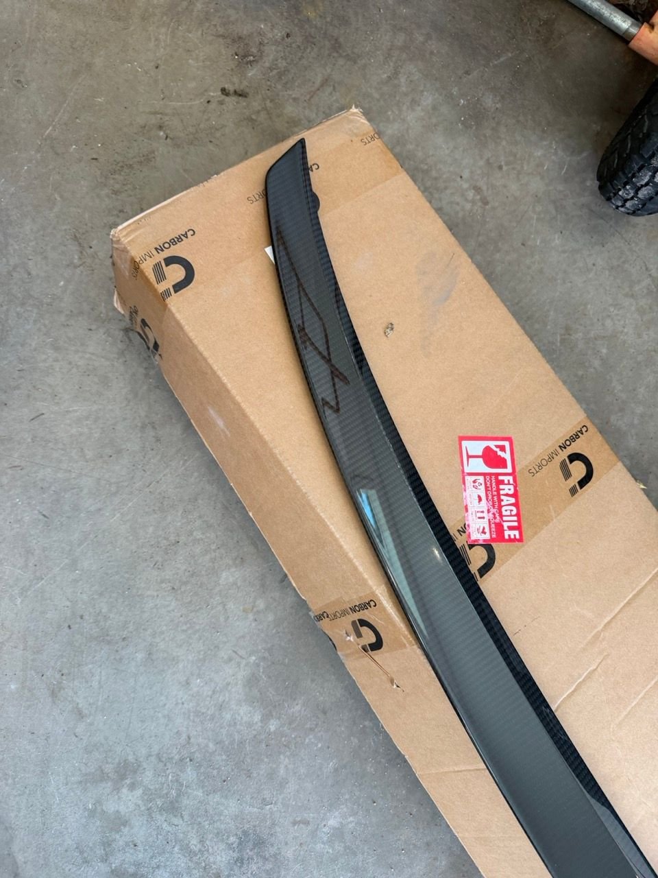 Exterior Body Parts - OEM Carbon RS5 Sportback Rear spoiler - Used - All Years  All Models - Edmonton, AB T6G 0W, Canada