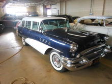 This is my 1955 Buick Century Wagon, black plate California car all restored