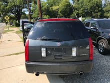 Monday August 21, 2017 Back of car