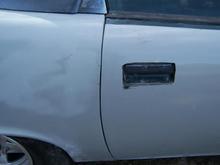 Door gap, nice and square