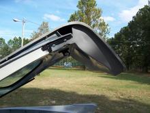 Trunk lid attached to the camaro rear hatch