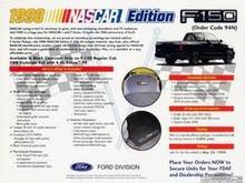 1998 F150 Nascar info sheet