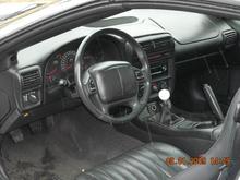 The interior a little dirty