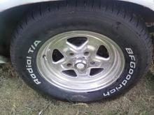 new rear tires and rims...