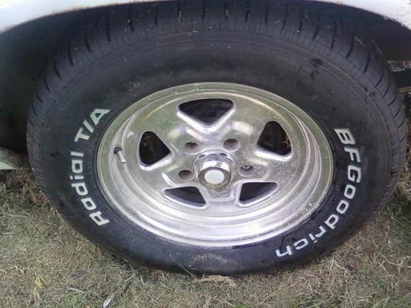 new rear tires and rims...