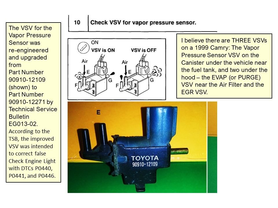 What Does This Second Vacuum Hose on the Vapor Pressure Sensor Connect