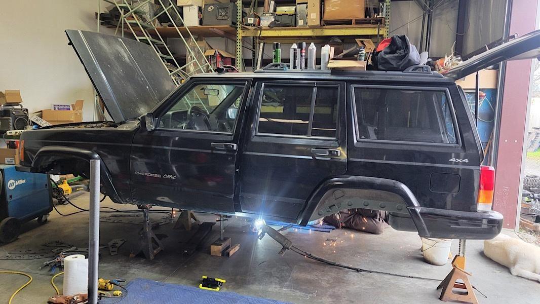 The Floating XJ... its natural place...