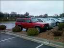 Jeep in LasX parking lot