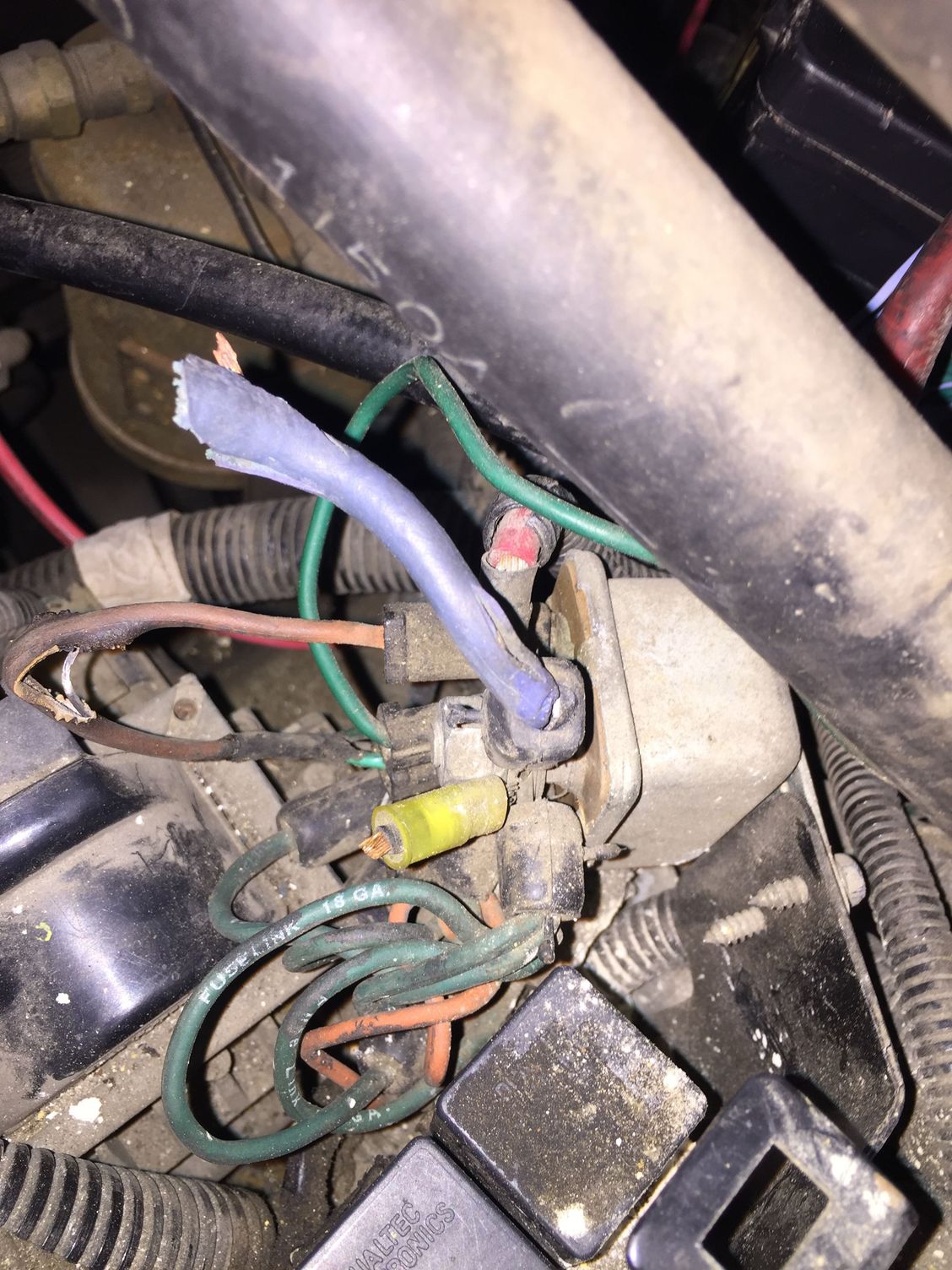 1990 Cherokee 4.0 Renix burning fuel pump ballast wire Jeep Cherokee