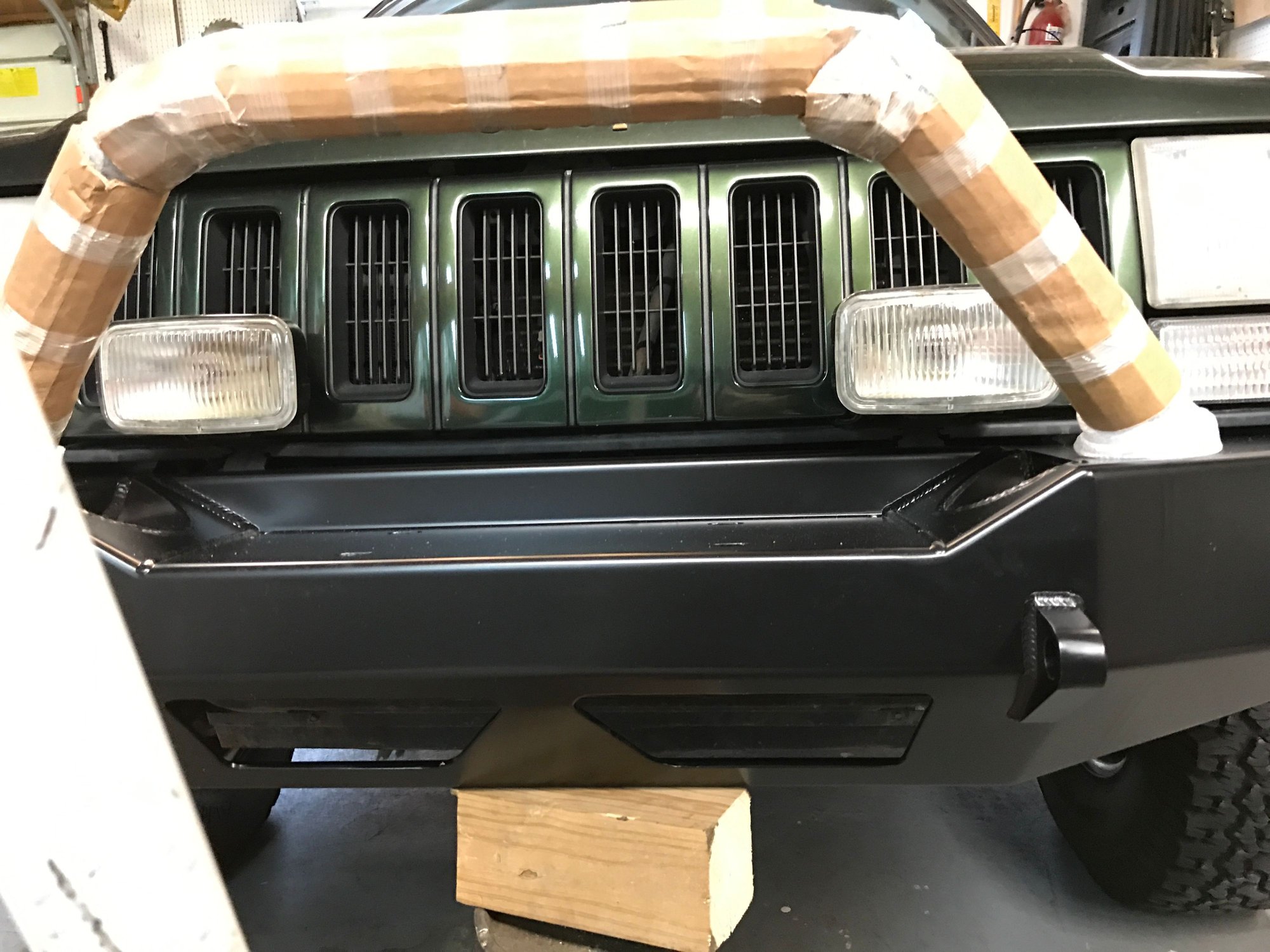 ZJ Hanson front bumper install Jeep Cherokee Forum