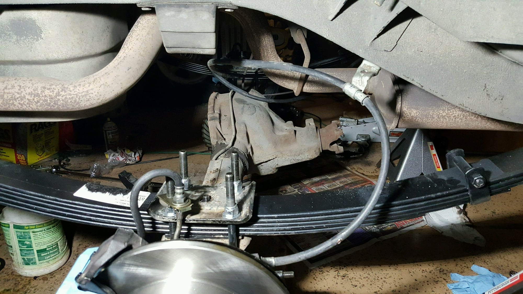 Parking brake cables(disc conversion) Jeep Cherokee Forum