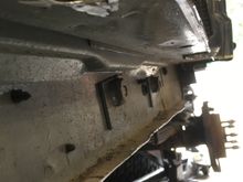 Look for and grind smooth any protruding welds, bumps, etc. so the tube will fit flush with the upper “pan” area.