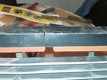 The grill has been coming along quite nicely. That bust right there is where the hood release lever is. Reinforced it with metal screen, "welded" it and covered it all with plastic epoxy. Hopefully it will.last for several more years.