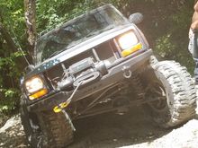 Jon then blew an axle shaft and I had to pull him up
