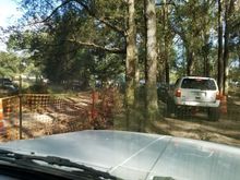 1st run on the Stock course, we were behind this nicely built v8 ZJ.