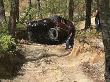 This was a bit of a spooky moment. I had some three wheel acting at the same spot but not as much as him. He was borderline pull cable moment.