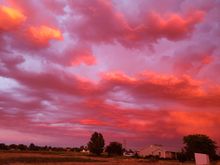 Then sunset into a thunder storm. 