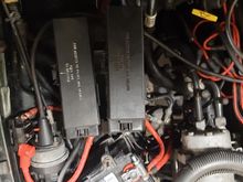I think this would be optimal. All of the electronics would be on the same side so it would be easier to wire, service, and better aesthetics. The downfall with this location is I will have reroute the coolant overflow bottle, reroute the cruise control vacuum,