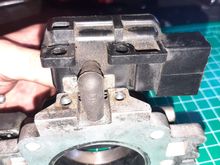 MAP sensor can be flipped upside down and put back together with longer screws and spacers.