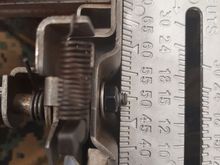 I had to trim the bolt to sit flush against the footwell. (Sorry i didnt get a picture of it afterwards, but you get the point)
