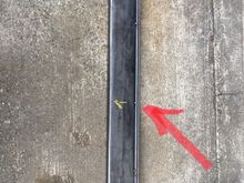 I welded a 1x1 piece of tubing to space out the 2x6.