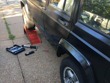 Replacing the catalytic converter (main culprit) and CPS (better safe than sorry)
This was the first time wrenching on the Jeep in a while, felt good. Replacing the CPS was really pretty easy, people made it sound much harder