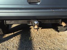 First thing was to put in a hitch, I felt like I needed a place to pull from. I picked up a used hitch and spare doughnut on Craigslist for 50 bucks. Both We’re installed without a problem.