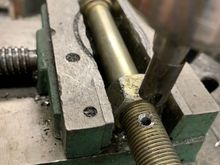 I like to use a countersink bit to taper the holes. Makes cotter key installation easier and eliminates a sharp edge/failure point for the cotter key.